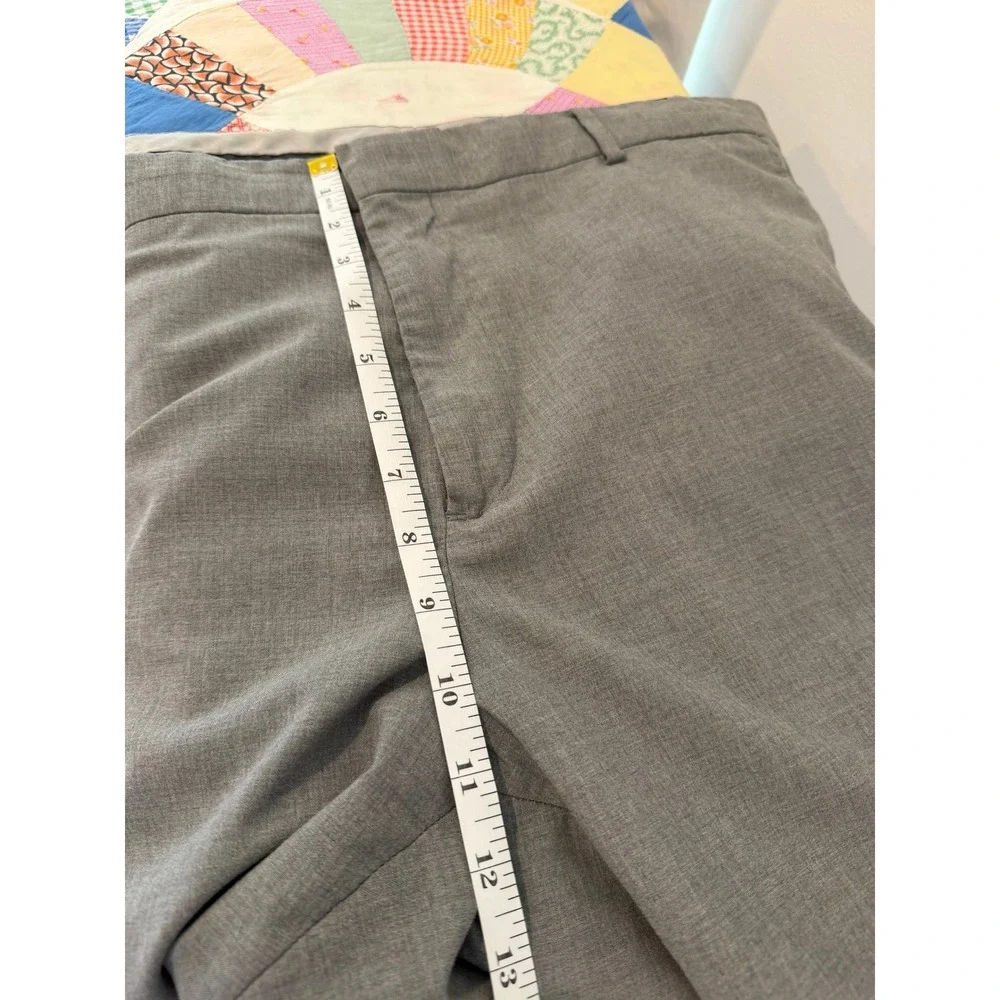 Banana Republic Mens 36x32 Tailored Slim Fit Grey 100% Wool Dress Pants Trousers